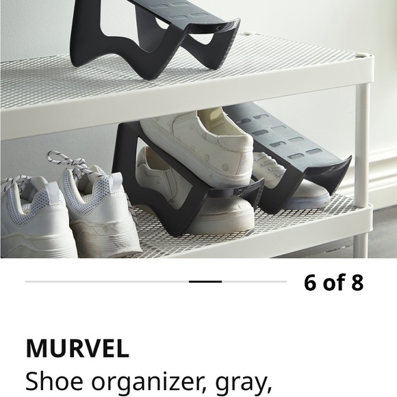 IKEA Murvel Gray Shoe Organizer Free with purchase!!! - Picture 5 of 6